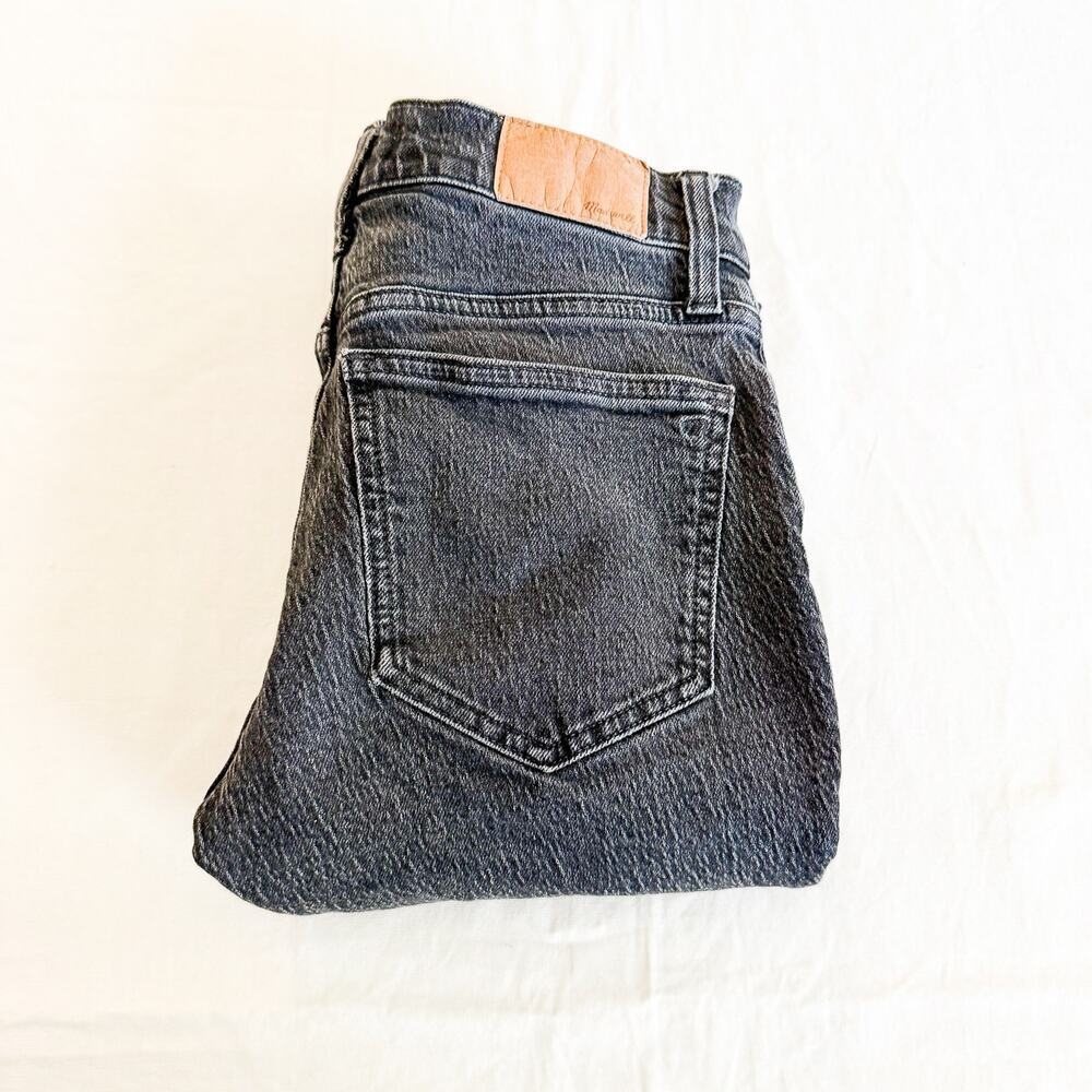 Madewell The Mid-Rise Perfect Vintage Jean Charcoal Acid Wash Size 24